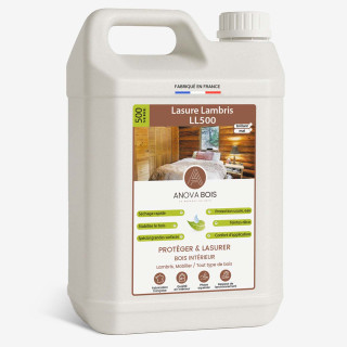 Interior wainscot wood Stain LL500 - Colourless or 17 colours