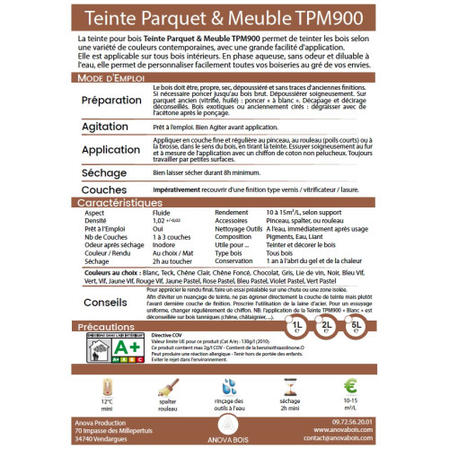 Teinte Parquet & Meuble Blanc ou Gris